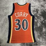 NBA Men Mitchell & Ness Youth 09-10 Golden State Warriors Orange #30 CURRY Swingman Jersey