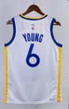 NBA Men 2023 Golden State Warriors White #6 YOUNG Swingman Jersey