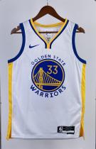 NBA Men 2023 Golden State Warriors White #33 WISEMAN Swingman Jersey