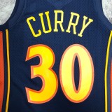 NBA Men Mitchell & Ness Youth 09-10 Golden State Warriors Blue #30 CURRY Swingman Jersey