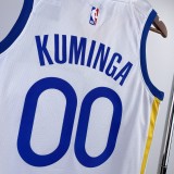 NBA Men 2023 Golden State Warriors White #00 KUMINGA Swingman Jersey