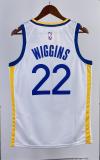NBA Men 2023 Golden State Warriors White #22 WIGGINS Swingman Jersey