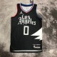 NBA Men 2023 Los Angeles Clippers Black with Jordan Logo #0 WESTBROOK Jersey High Quality Name and Number Print