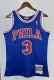 NBA Men 96-97 Youth Philadelphia 76ers Blue #3 IVERSON Classics Swingman Jersey