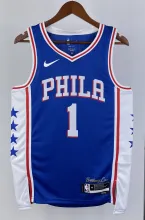 NBA Men 2023 Philadelphia 76ers Blue #1 HARDEN Swingman Jersey