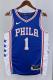 NBA Men 2023 Philadelphia 76ers Blue #1 HARDEN Swingman Jersey