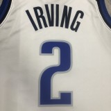 NBA Men 2023 Dallas Mavericks White #2 IRVING Jersey High Quality Name and Number Print