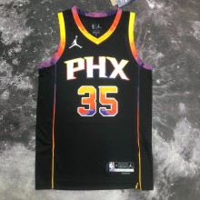 NBA Men Season 2023 Phoenix Suns Black with Jordan Logo #35 DURANT Jersey High Quality Name and Number Print