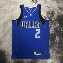 NBA Men 2023 Dallas Mavericks Blue #2 IRVING Jersey High Quality Name and Number Print