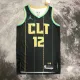 NBA Men 2023 Charlotte Hornets Black #12 OUBRE JR. Jersey High Quality Name and Number Print