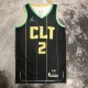NBA Men 2023 Charlotte Hornets Black #2 BALL Jersey High Quality Name and Number Print