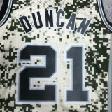 NBA Men 13-14 San Antonio Spurs Camouflage #21 DUNCAN Classics Swingman Jersey