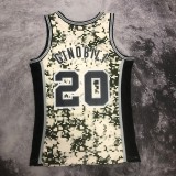 NBA Men 13-14 San Antonio Spurs Camouflage #20 GINOBILI Classics Swingman Jersey