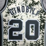 NBA Men 13-14 San Antonio Spurs Camouflage #20 GINOBILI Classics Swingman Jersey