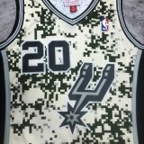 NBA Men 13-14 San Antonio Spurs Camouflage #20 GINOBILI Classics Swingman Jersey