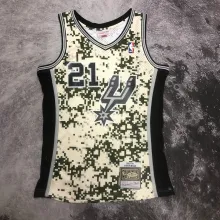 NBA Men 13-14 San Antonio Spurs Camouflage #21 DUNCAN Classics Swingman Jersey