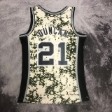 NBA Men 13-14 San Antonio Spurs Camouflage #21 DUNCAN Classics Swingman Jersey