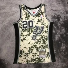 NBA Men 13-14 San Antonio Spurs Camouflage #20 GINOBILI Classics Swingman Jersey