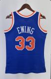 NBA Men 91-92 New York Knicks Blue #33 EWING Classics Swingman Jersey