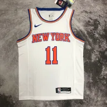 NBA Men New York Knicks White #11 BRUNSON Jersey High Quality Name and Number Print