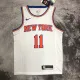 NBA Men New York Knicks White #11 BRUNSON Jersey High Quality Name and Number Print