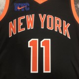 NBA Men 2023 New York Knicks Black #11 BRUNSON Jersey High Quality Name and Number Print