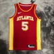 NBA Men Atlanta Hawks Red #5 MURRAY Jersey High Quality Name and Number Print