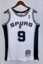 NBA Men 02-03 San Antonio Spurs White #9 PARKER Classics Swingman Jersey