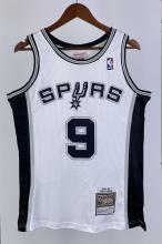 NBA Men 02-03 San Antonio Spurs White #9 PARKER Classics Swingman Jersey