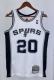 NBA Men 02-03 San Antonio Spurs White #20 GINOBILI Classics Swingman Jersey