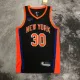 NBA Men 2023 New York Knicks Black #30 RANDLE Jersey High Quality Name and Number Print