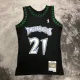 NBA Men 97-98 Minnesota Timberwolves Black #0 GARNETT Classics Swingman Jersey
