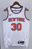NBA Men 2023 New York Knicks White #30 RANDLE Jersey High Quality Name and Number Print