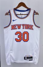 NBA Men 2023 New York Knicks White #30 RANDLE Jersey High Quality Name and Number Print