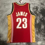 NBA Season 03-04 Men Cleveland Cavaliers Red #23 JAMES Classics Swingman Jersey