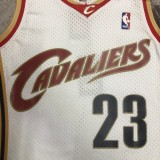 NBA Season 03-04 Men Cleveland Cavaliers White #23 JAMES Classics Swingman Jersey