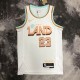 NBA Season 2023 Men Cleveland Cavaliers White #23 JAMES Jersey High Quality Name and Number Print