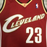NBA Season 03-04 Men Cleveland Cavaliers Red #23 JAMES Classics Swingman Jersey