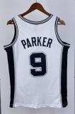 NBA Men 02-03 San Antonio Spurs White #9 PARKER Classics Swingman Jersey