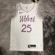 NBA Men Minnesota Timberwolves White #25 ROSE Jersey High Quality Name and Number Print