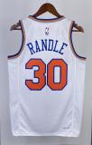 NBA Men 2023 New York Knicks White #30 RANDLE Jersey High Quality Name and Number Print