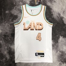 NBA Season 2023 Men Cleveland Cavaliers White #4 MOBLEY Jersey High Quality Name and Number Print