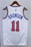 NBA Men 2023 New York Knicks White #11 BRUNSON Jersey High Quality Name and Number Print
