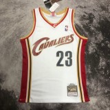 NBA Season 03-04 Men Cleveland Cavaliers White #23 JAMES Classics Swingman Jersey