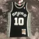 NBA Men 93-94 San Antonio Spurs Black #10 RODMAN Classics Swingman Jersey