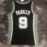 NBA Men 02-03 San Antonio Spurs Black #9 PARKER Classics Swingman Jersey