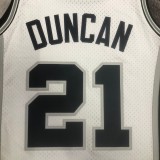 NBA Men 98-99 San Antonio Spurs White #21 DUNCAN Classics Swingman Jersey