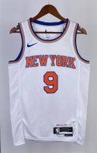 NBA Men 2023 New York Knicks White #9 BARRETTJersey High Quality Name and Number Print