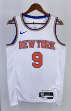 NBA Men 2023 New York Knicks White #9 BARRETTJersey High Quality Name and Number Print