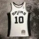 NBA Men 93-94 San Antonio Spurs White #10 RODMAN Classics Swingman Jersey